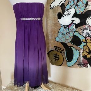 Purple Cocktail Dress by Laundry by Shelli Segal